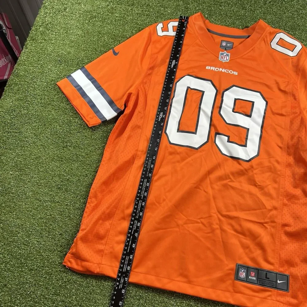 Broncos #09 Custom Named Jersey Size L NWOT